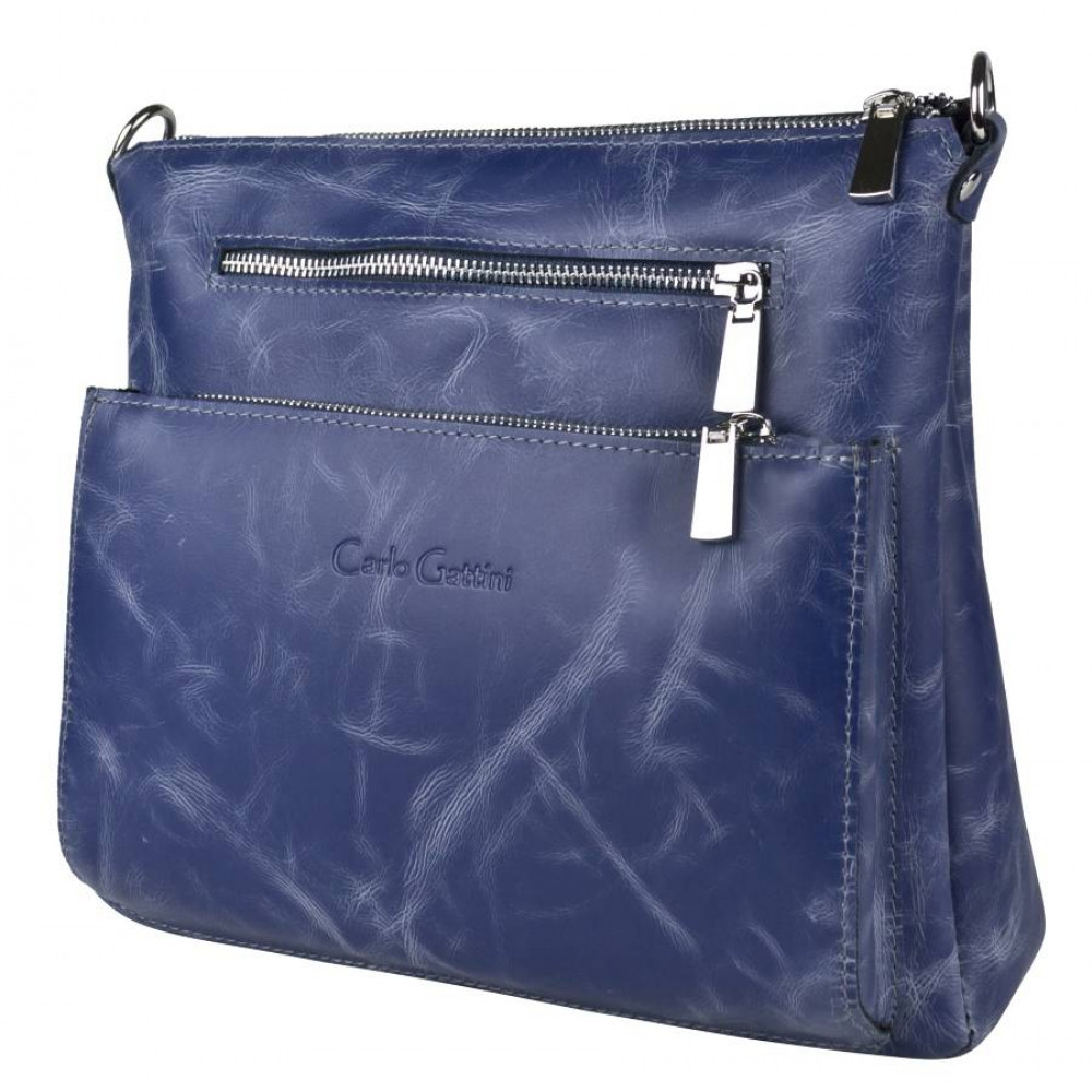 Кожаная женская сумка Vigliano blue (арт. 8031-07)