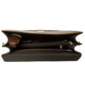 Кожаный портфель Remedello brown (арт. 2021-31)