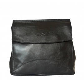 Кожаная женская сумка Rossano black 