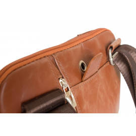 Кожаная мужская сумка Casella brown 