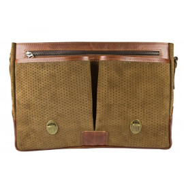 Кожаный портфель Gisbarro brown (арт. 2030-02)