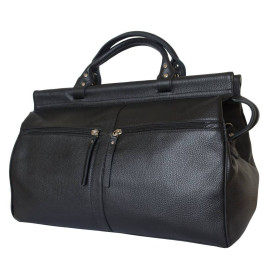 Кожаный саквояж Veano black  Кожаный саквояж Veano black