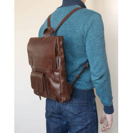 Кожаный рюкзак Arma brown 