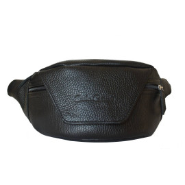 Кожаная поясная сумка Canello black