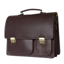 Кожаный портфель Fagetto brown  Кожаный портфель Fagetto brown