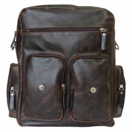 Кожаный рюкзак-сумка Fiorentino brown 