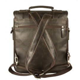 Кожаная сумка-рюкзак Tronto brown (арт 3005-04)