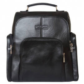 Кожаный рюкзак Volterra black 
