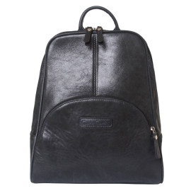 Женский кожаный рюкзак Estense black