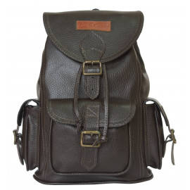 Женский кожаный рюкзак Velona brown 