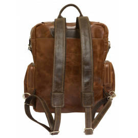 Кожаный рюкзак-сумка Fiorentino cognac/brown 