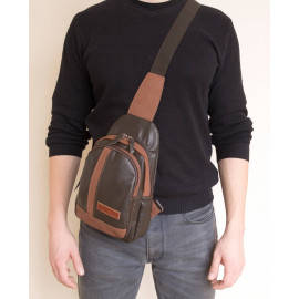 Кожаный рюкзак Fossalta brown 