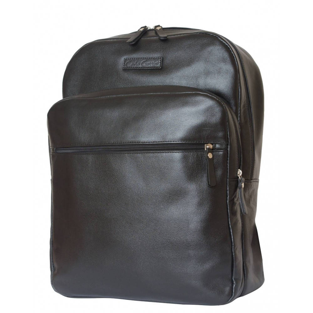 Кожаный рюкзак для ноутбука Monferrato black 