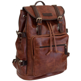 Кожаный рюкзак Volturno cognac/brown