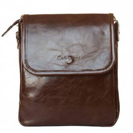 Кожаная мужская сумка Lotelli brown 