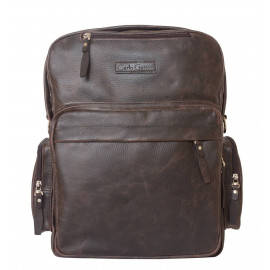 Кожаная сумка-рюкзак Reno brown 
