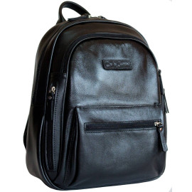 Женский кожаный рюкзак Bolsena black