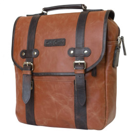 Кожаная сумка-рюкзак Tronto cognac/brown  Кожаная сумка-рюкзак Tronto cognac/brown