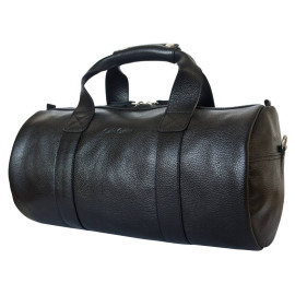 Кожаная дорожная сумка Dossolo black  Кожаная дорожная сумка Dossolo black