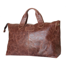 Кожаная дорожная сумка Cassolo brown