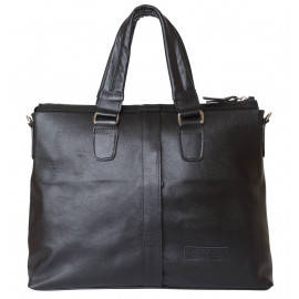 Кожаная мужская сумка Cimetta black 