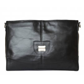 Кожаный портфель Ferrada black 