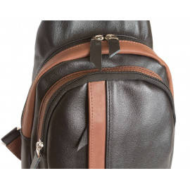 Кожаный рюкзак Fossalta black 