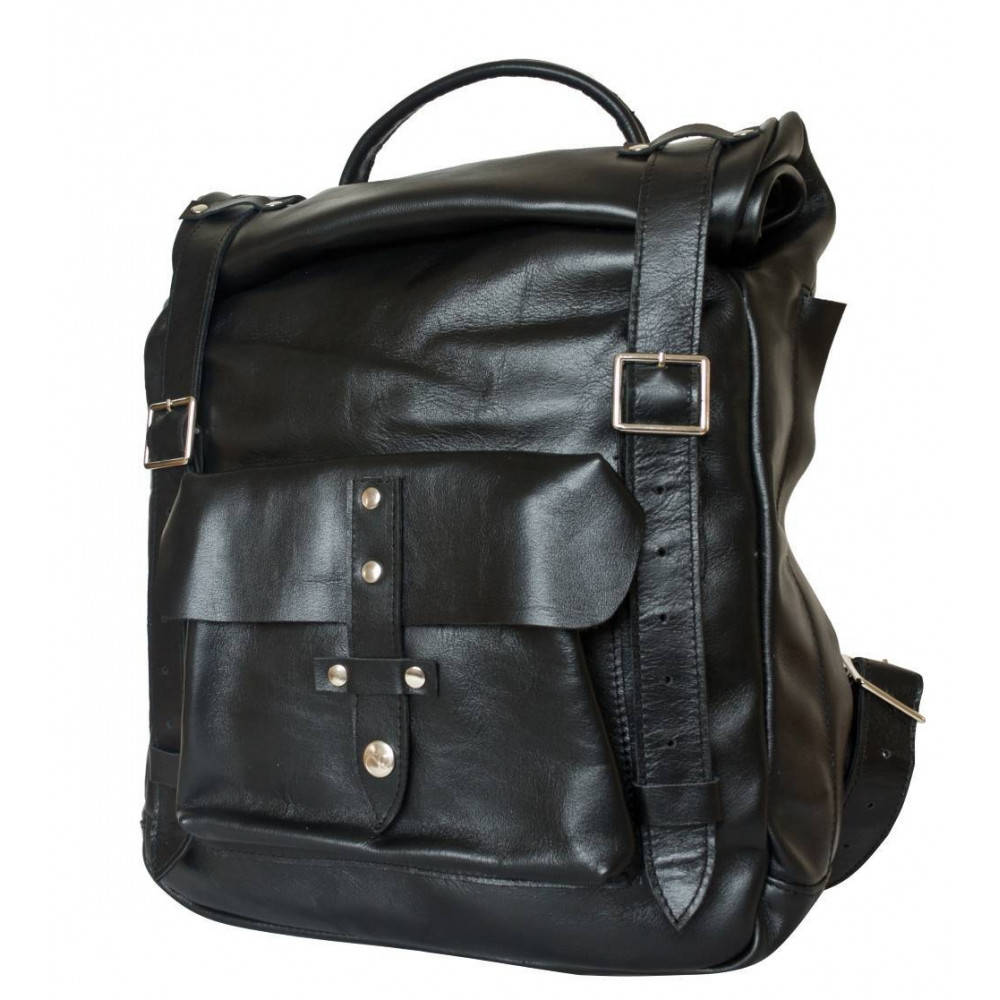 Кожаный рюкзак Tassulo black 