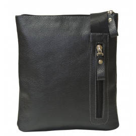 Кожаная мужская сумка Coriano black 