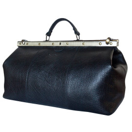 Кожаный саквояж Castellano black  Кожаный саквояж Castellano black