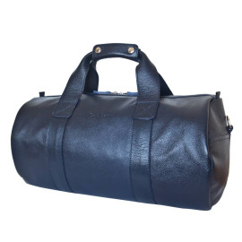 Кожаная дорожная сумка Dossolo dark blue