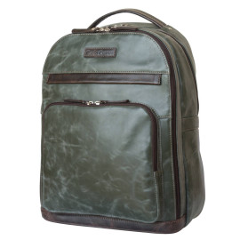 Кожаный рюкзак Montegrotto green/brown