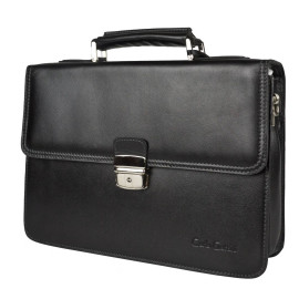 Кожаный портфель Biforco black (арт. 2027-30) Кожаный портфель Biforco black (арт. 2027-30)