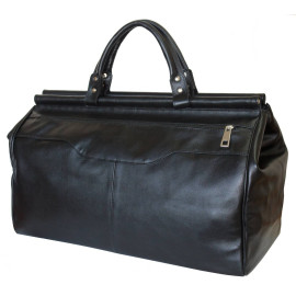 Кожаный саквояж Otranto black