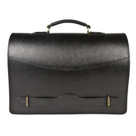 Кожаный портфель Montebello black (арт. 2029-01)
