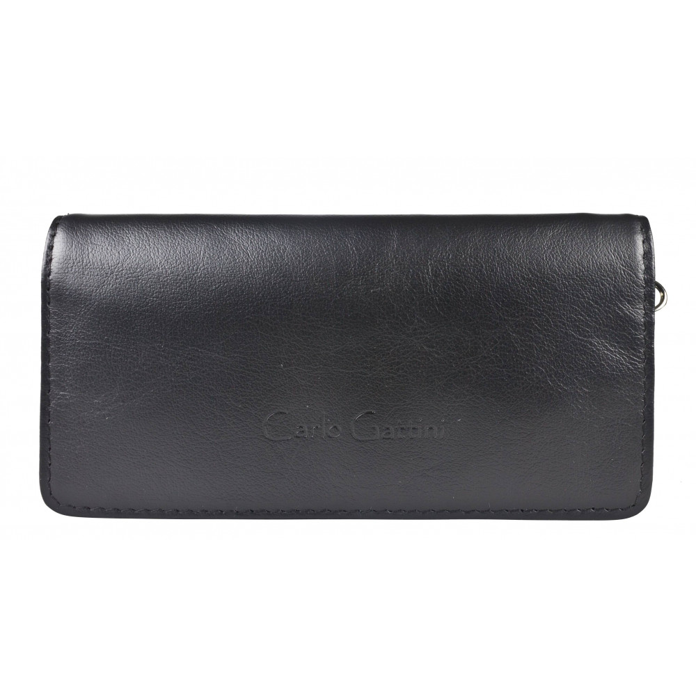 Кожаный кошелек Alliste black (арт. 7705-01)