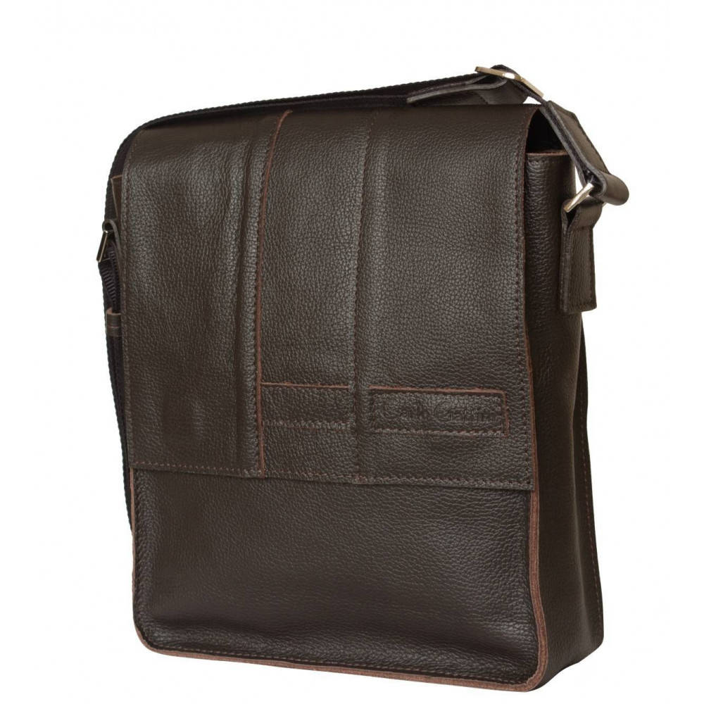 Кожаная мужская сумка Varese brown 