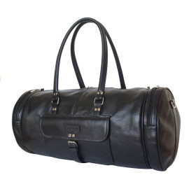 Кожаная дорожная сумка Belforte black