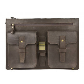 Кожаный портфель Inferiore brown (арт. 2033-31)