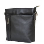 Кожаная мужская сумка Lonato black 