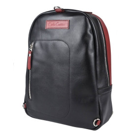 Кожаный рюкзак Albera black/red (арт. 3055-01) Кожаный рюкзак Albera black/red (арт. 3055-01)