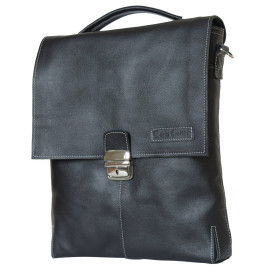 Кожаный мужской планшет Cavazzo black