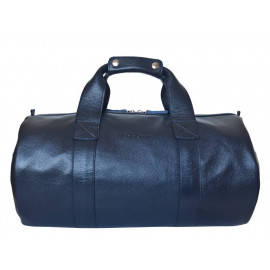 Кожаная дорожная сумка Dossolo dark blue 