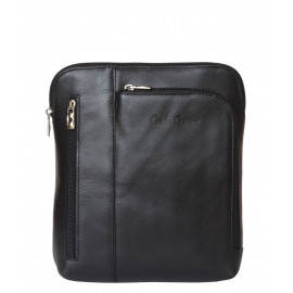 Кожаная мужская сумка Casella black 