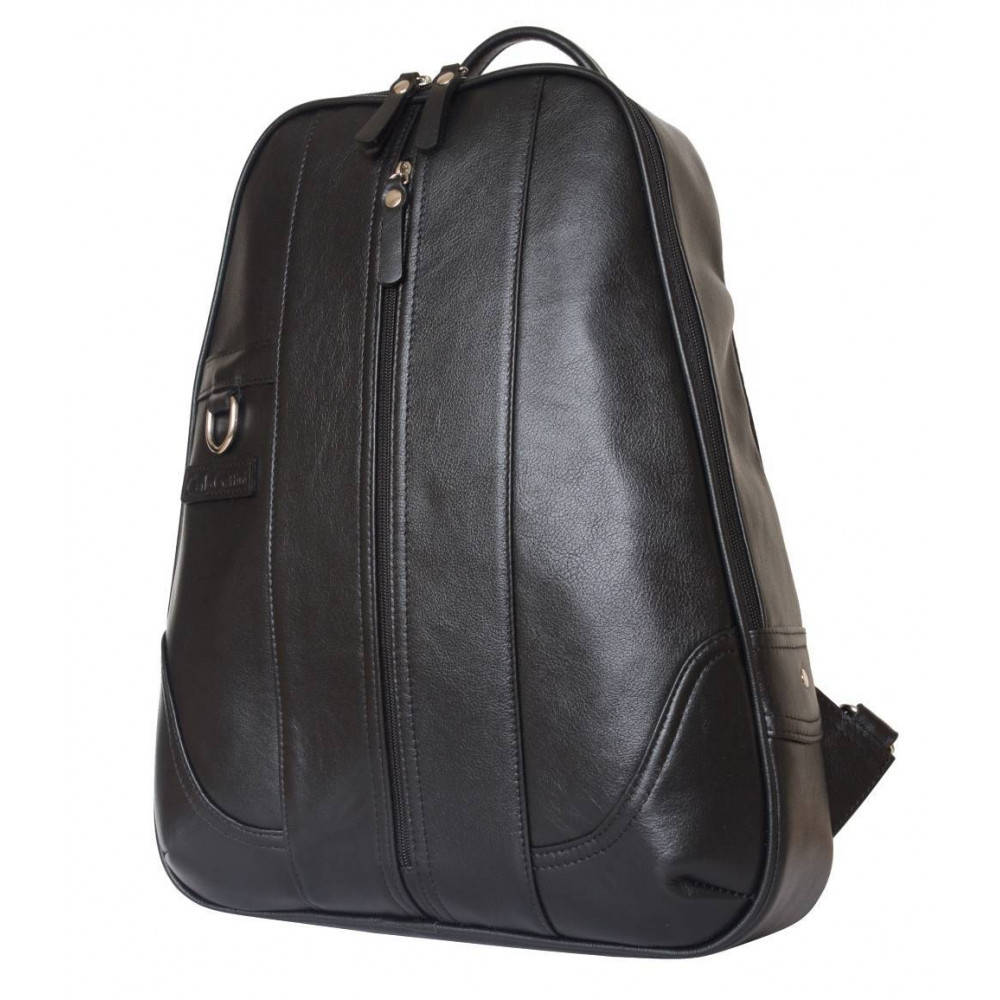 Кожаный рюкзак Razzolo black 