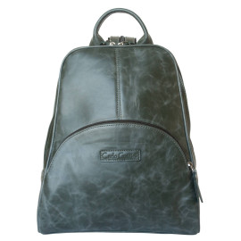 Женский кожаный рюкзак Estense green