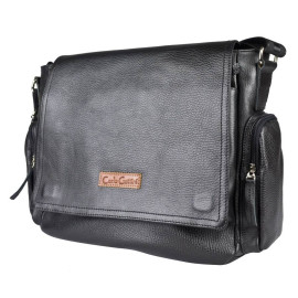 Кожаная мужская сумка Toara black (арт. 5058-01) Кожаная мужская сумка Toara black (арт. 5058-01)