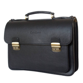 Кожаный портфель Corfino black