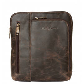 Кожаная мужская сумка Casella brown 