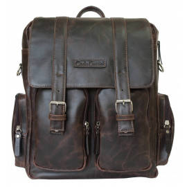 Кожаный рюкзак-сумка Fiorentino brown 